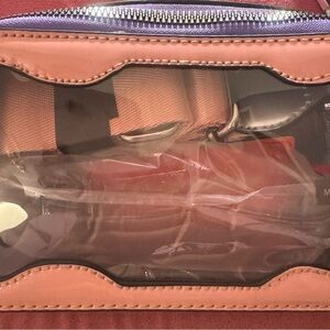 Montana west Transparent Pink and Purple Zippered Pouch